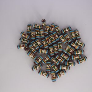 Cuenta de cerámica pintado a mano