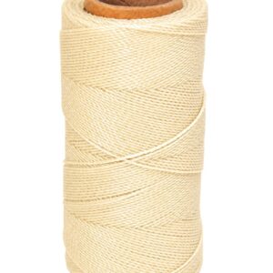 HILO ENCERADO LINHASITA 1MM. BEIGE CLARO COR. 315