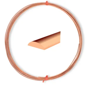 COBRE MEDIA CAÑA 5X2MM CINTA NARANJA