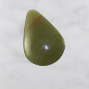 PIEDRA RANURADA LAGRIMA ONIX VERDE