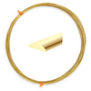 LATÓN MEDIA CAÑA RECOCIDO 5X2MM CINTA NARANJA