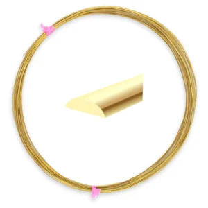 LATÓN MEDIA CAÑA RECOCIDO 1X1MM CINTA ROSADA