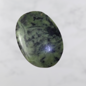 PIEDRA RANURADA OVAL NEFRITA